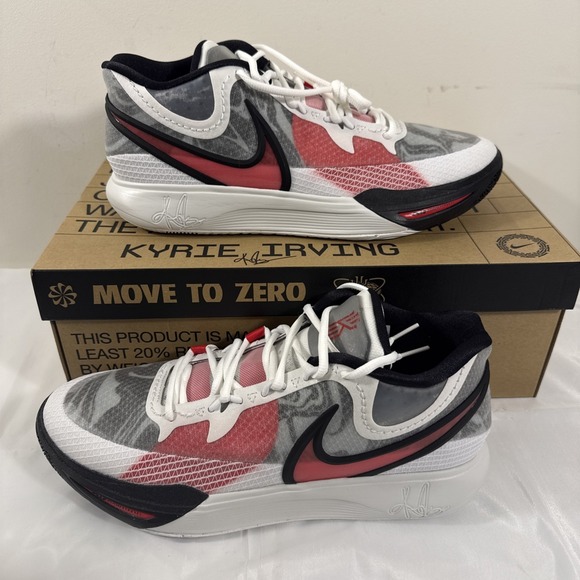 Nike Other - Nike Kyrie 8 Shoes White University Red Women 15. M14 Sneakers Basketball DJ6017